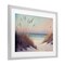 Stupell Industries Euphoria Beach Dunes View Framed Print Under Glass, design by Sasha